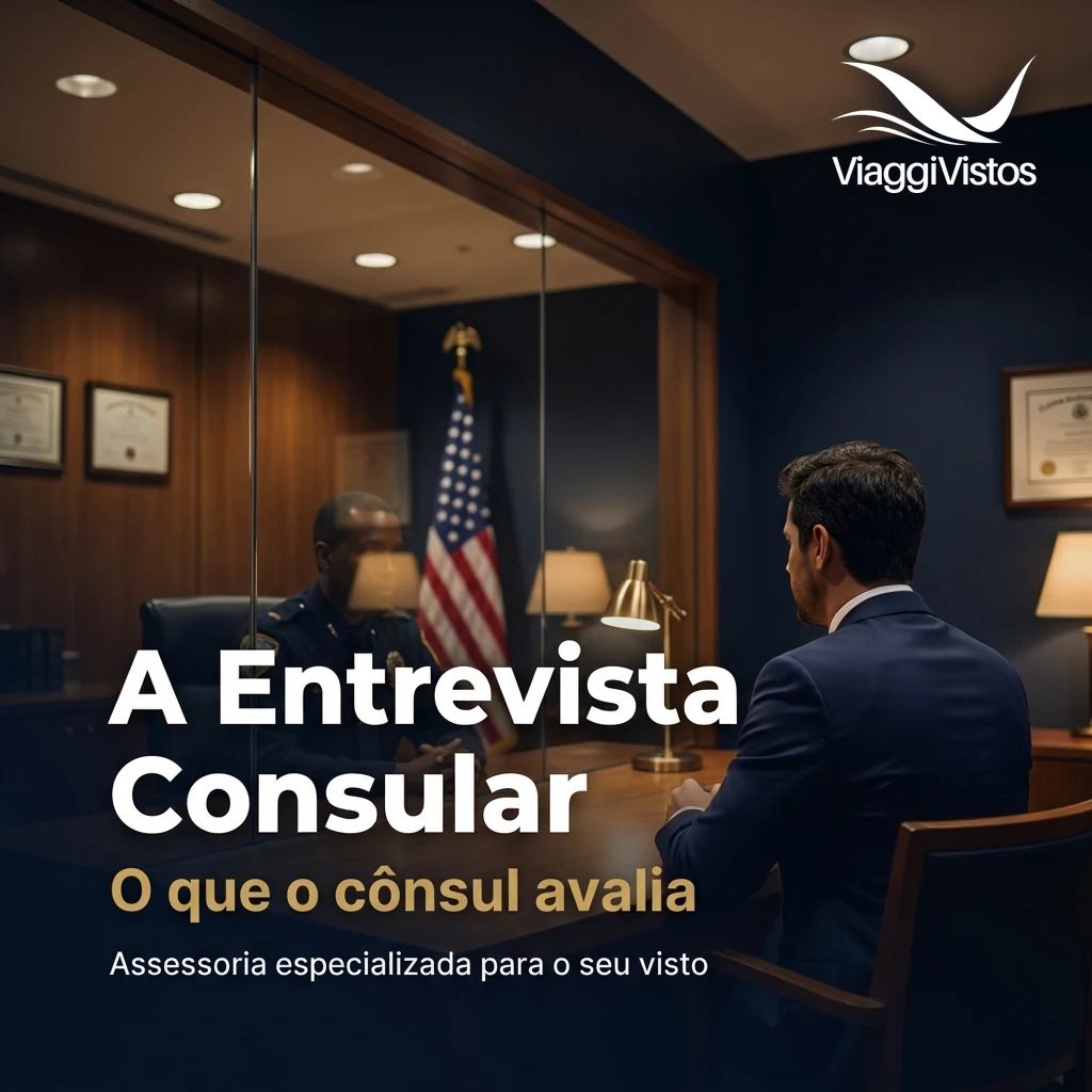 O que o cônsul avalia na entrevista do visto americano