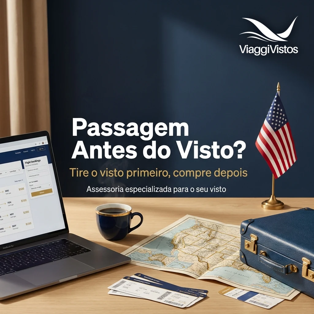 Preciso comprar passagem e hotel antes de tirar o visto americano?