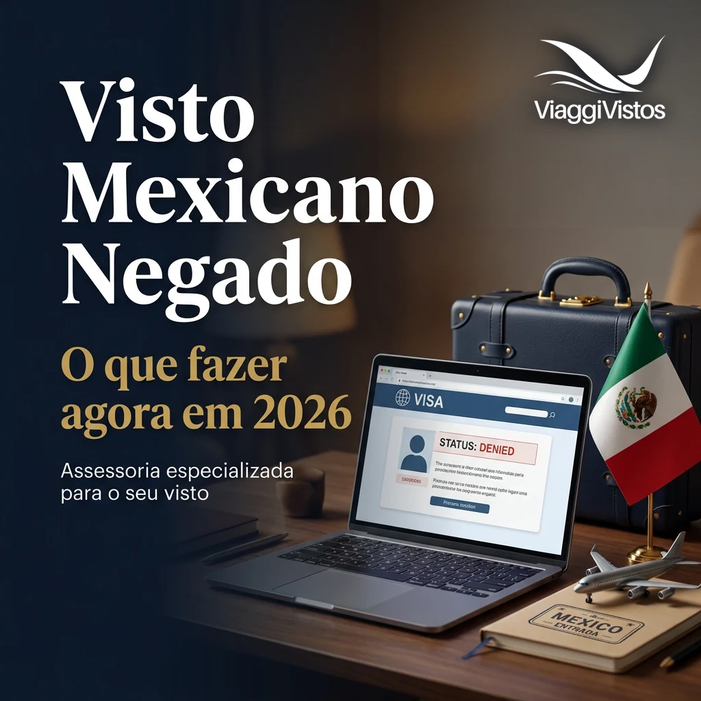 Visto mexicano negado (e-Visa): o que fazer em 2026
