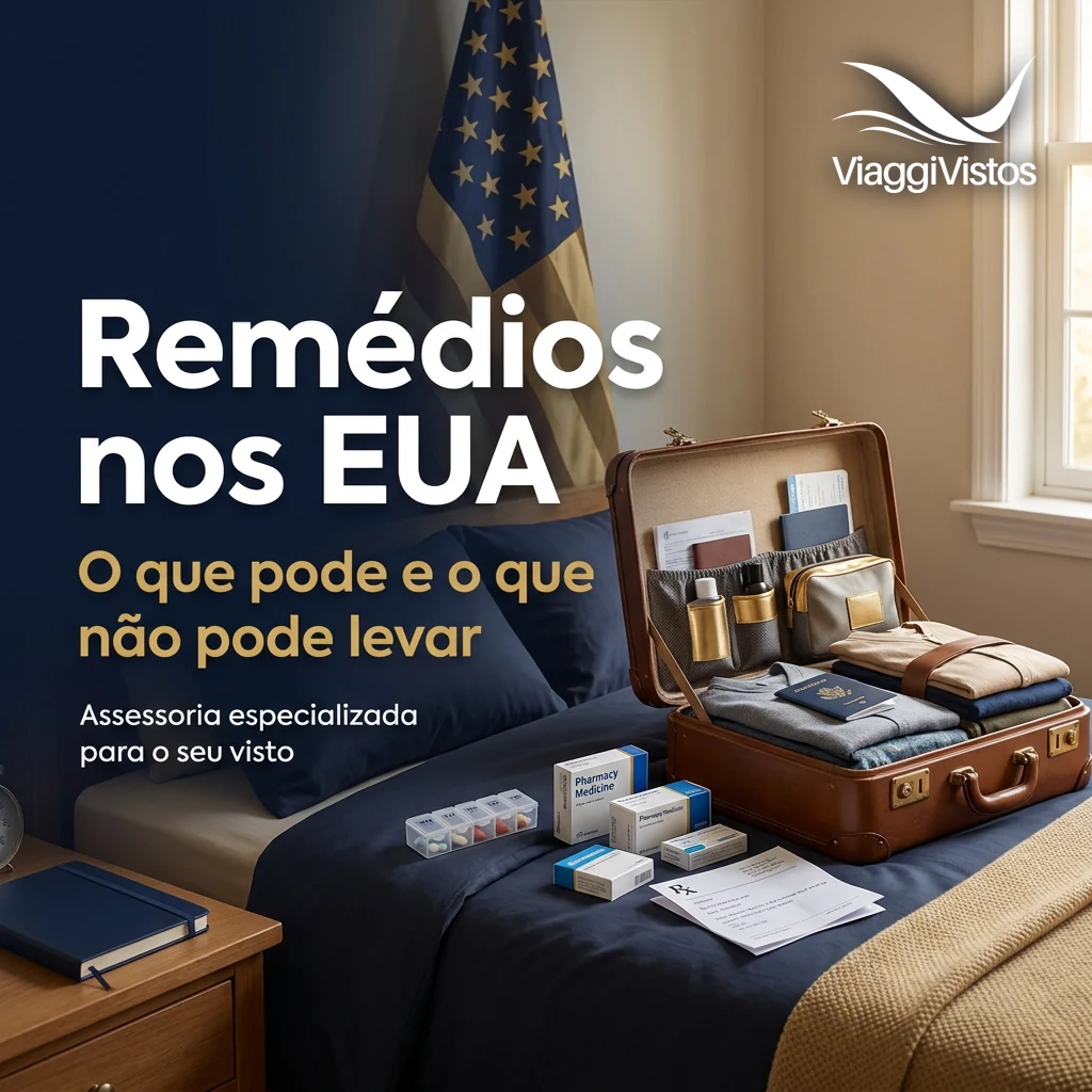 Remédios brasileiros proibidos nos EUA: o que não pode entrar e como levar os seus