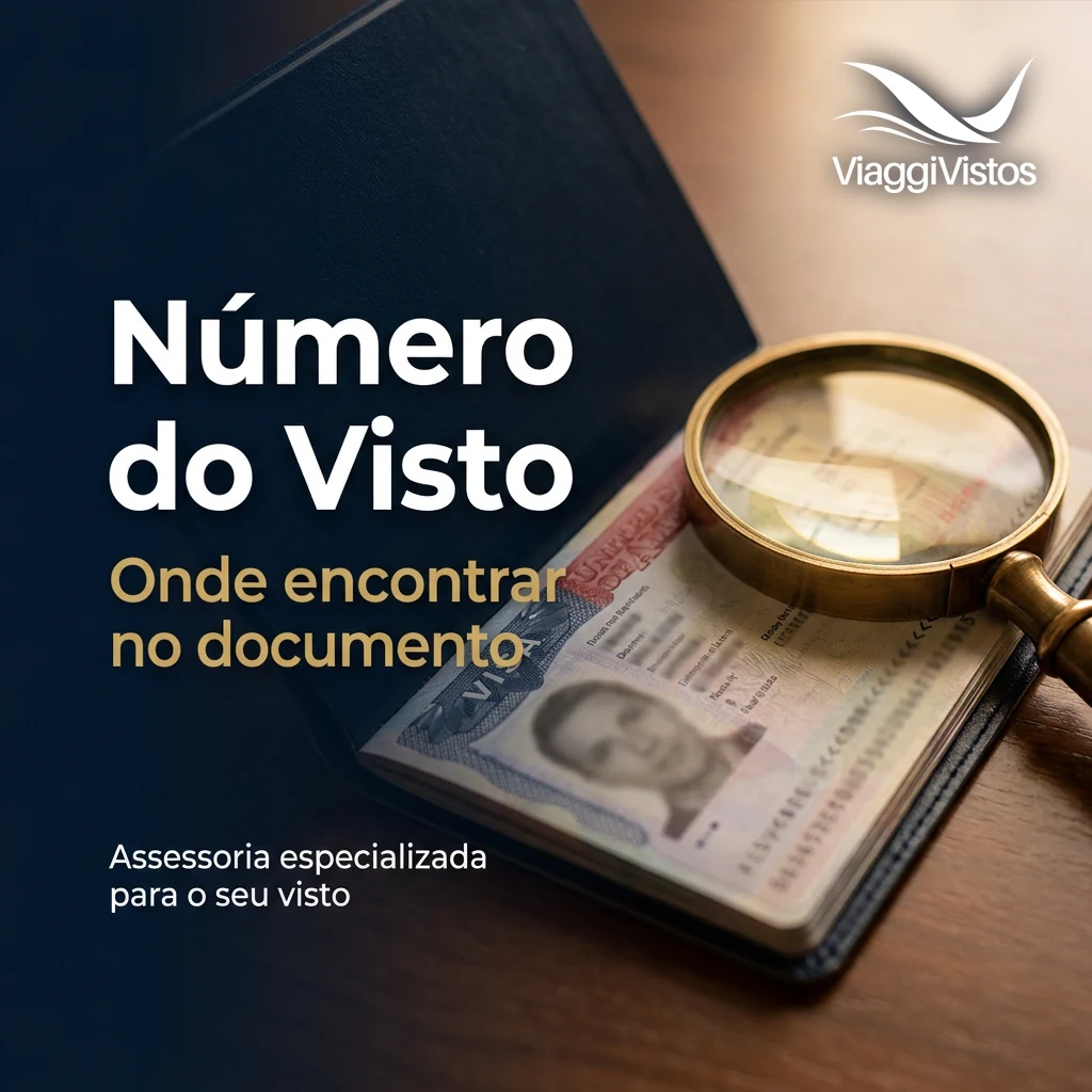 Onde fica o número do visto americano (e qual dos números é o certo)