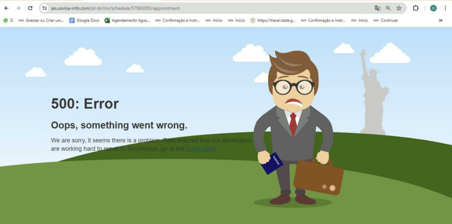 Imagem error-500-na-página-de-agendamento-de-visto-americano Imagem error-500-na-página-de-agendamento-de-visto-americano