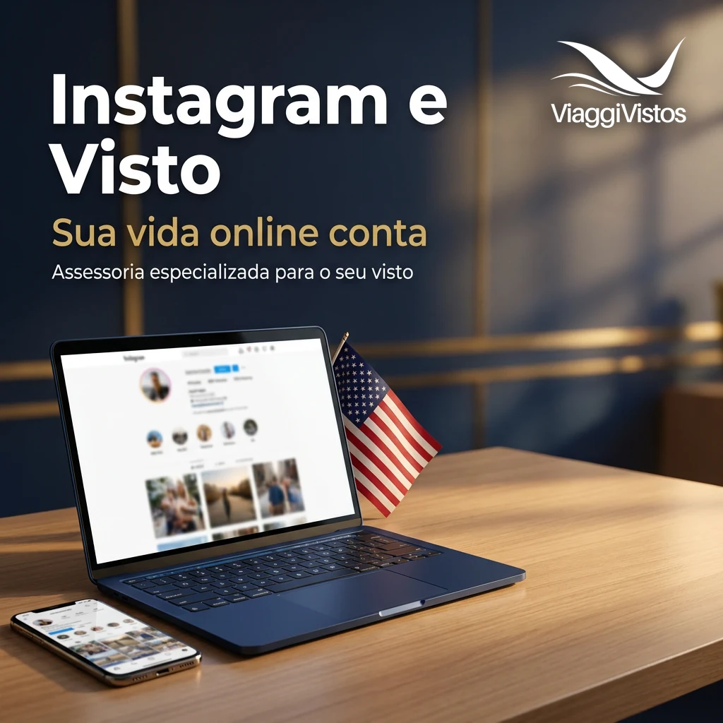 Presença Online do seu negócio: o Instagram pode ajudar o seu visto americano a ser aprovado.