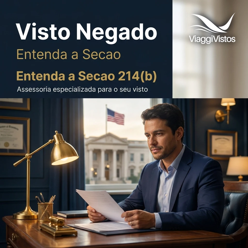 Visto Americano Negado na Seção 214(b): O Que Significa e Como Resolver