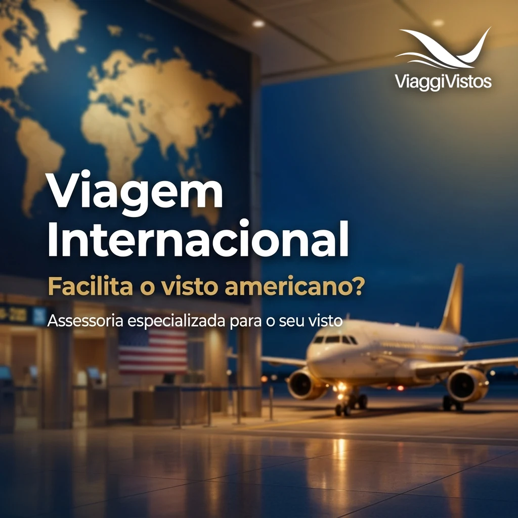 Viagem internacional facilita o visto americano?