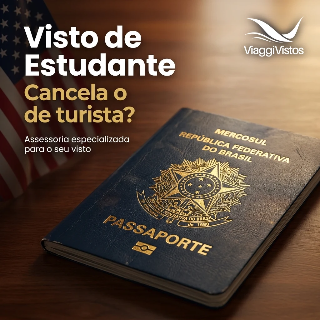 Solicitar o Visto de Estudante Cancela o Visto Americano de Turista?