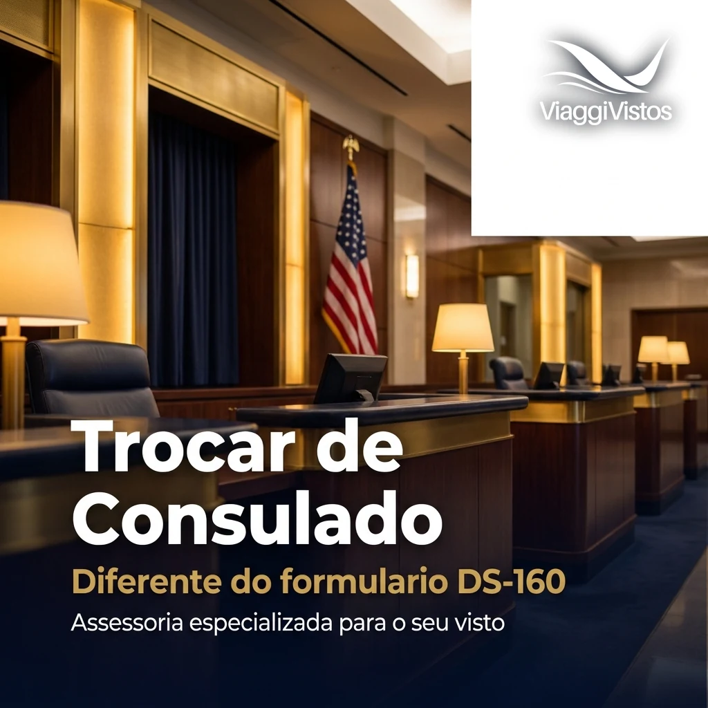 Posso ir em um consulado diferente do escolhido no formulário DS160?