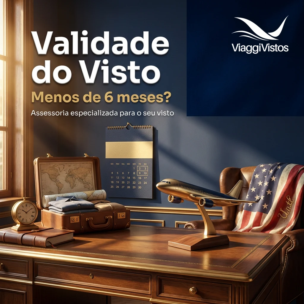 Posso viajar com o visto americano com menos de 6 meses de validade?