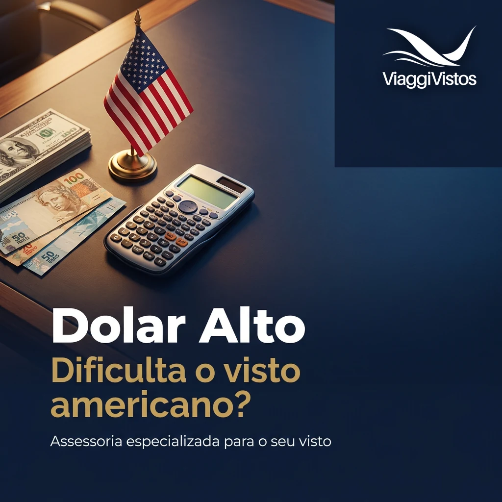 Dólar alto dificulta o visto americano?