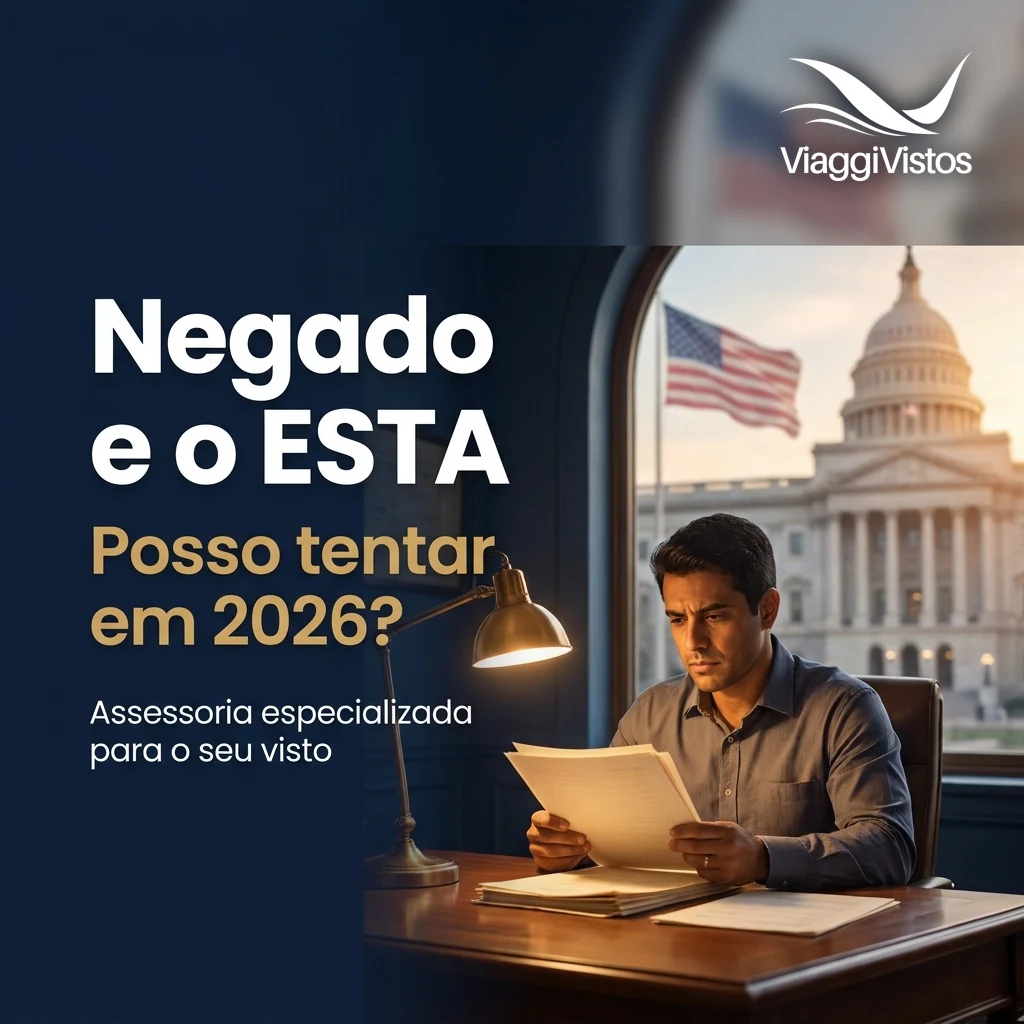 Visto americano negado: posso tentar o ESTA em 2026?