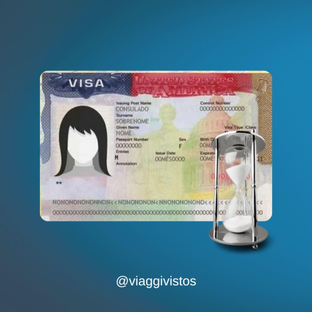 Prazo para renovação de visto americano é de 12 meses