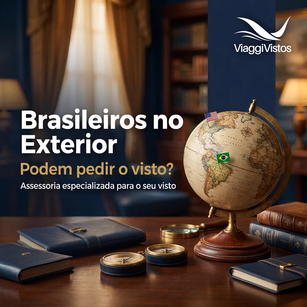 Brasileiros que moram no exterior podem solicitar visto americano?