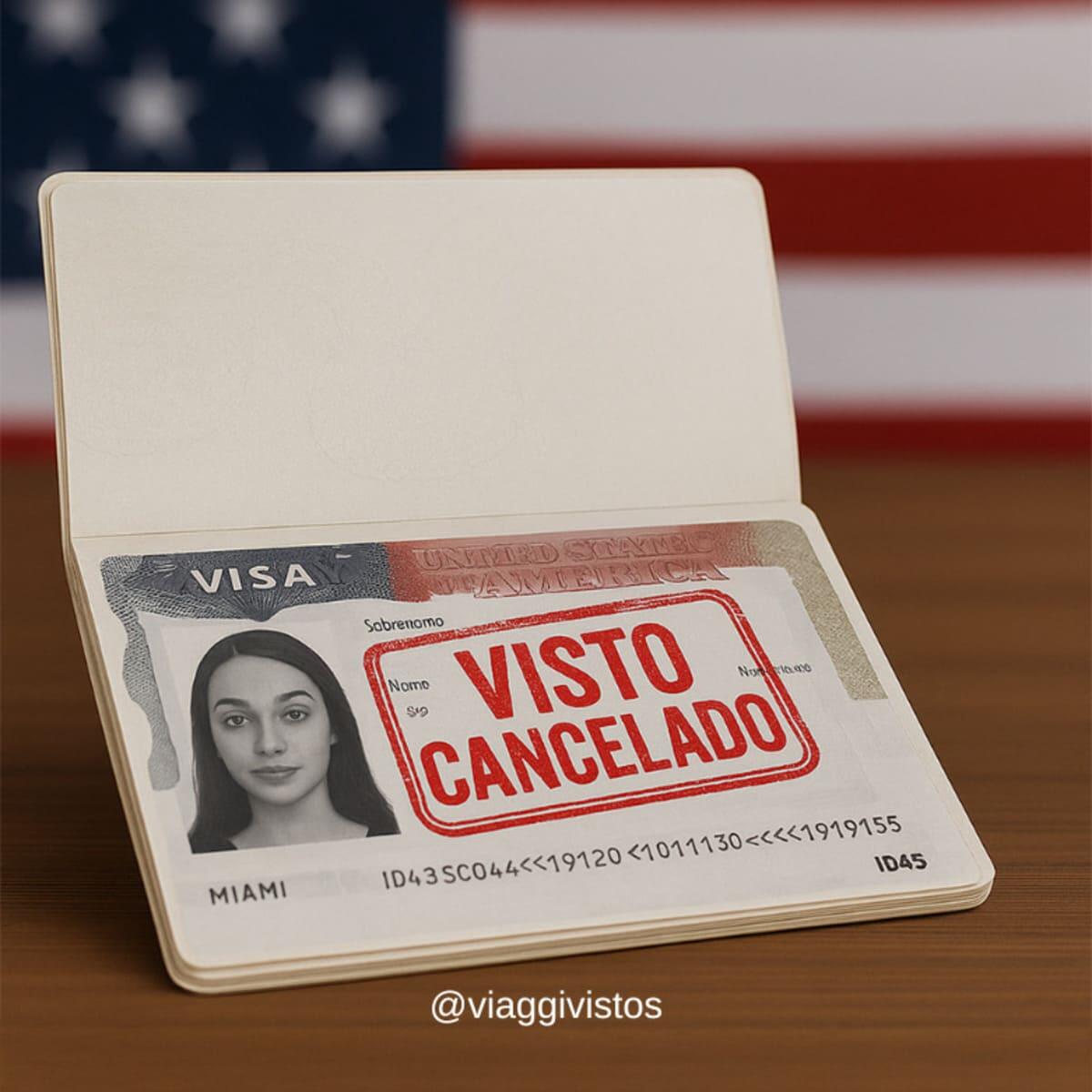 Quando um visto americano pode ser cancelado?