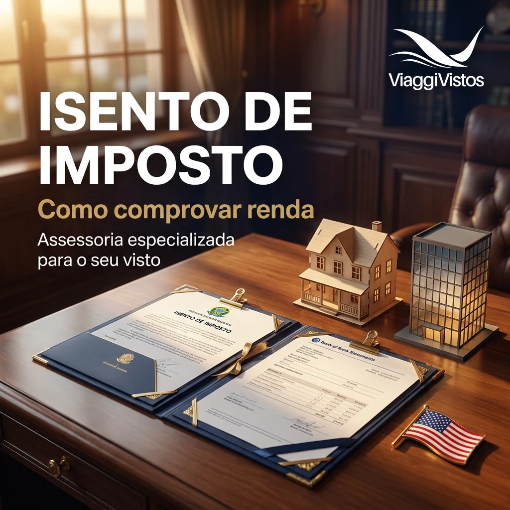 Declaração de isento de Imposto de Renda e visto americano