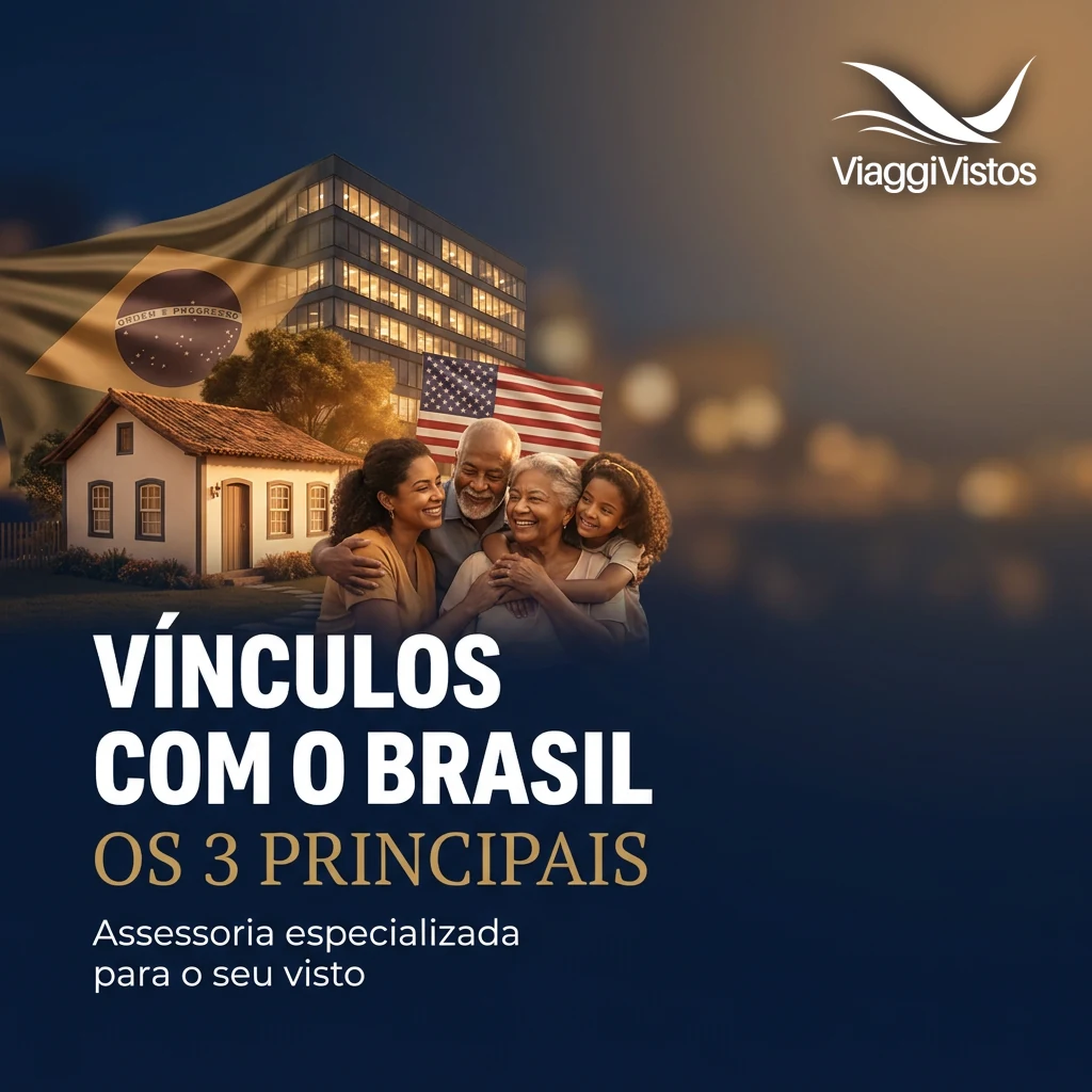 Os 3 vínculos principais para seu visto americano ser aprovado