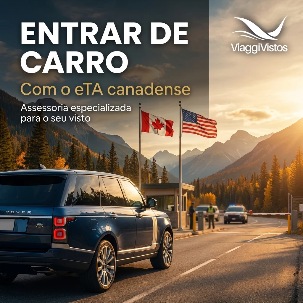 Entrar nos EUA de carro com o eTA canadense