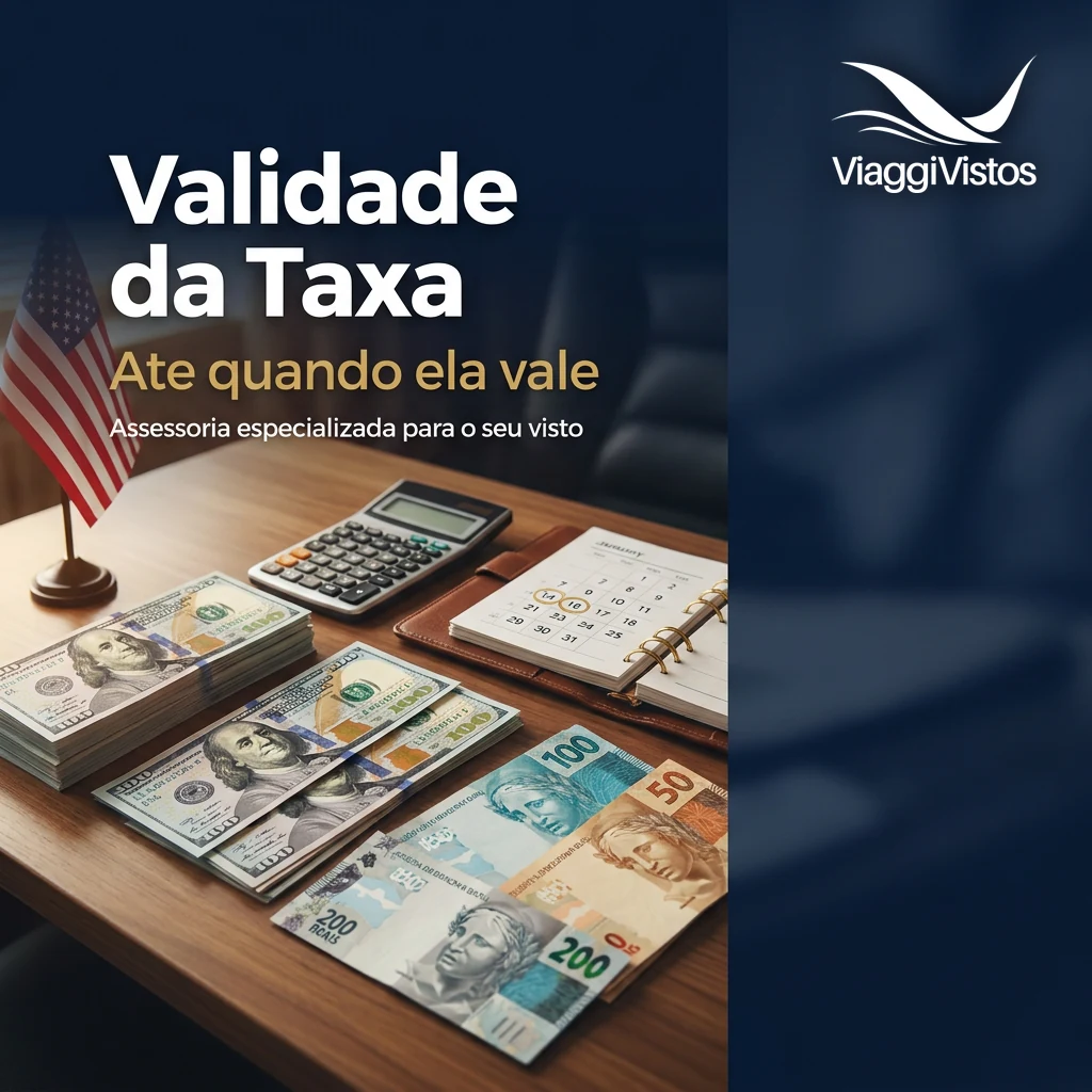 Validade da taxa consular do Visto Americano 2026