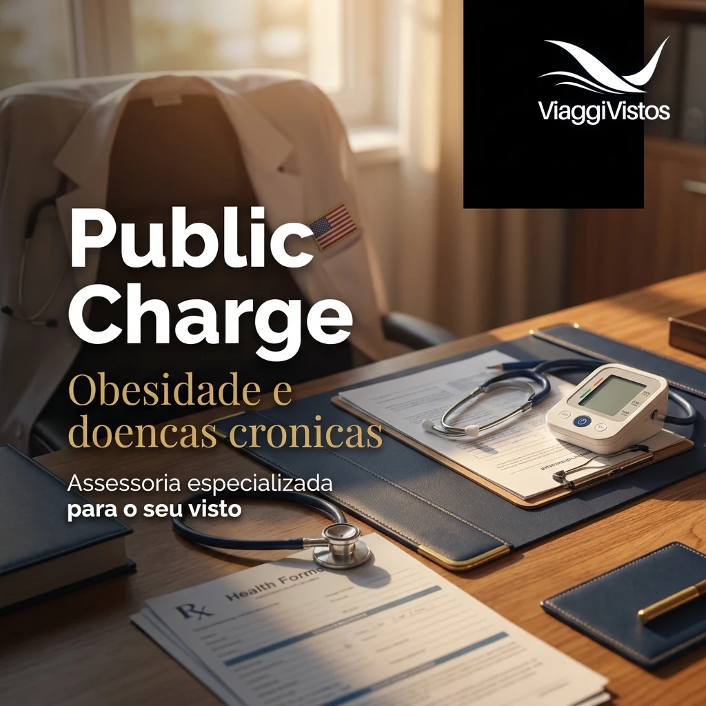 Obesidade, doenças crônicas e o visto americano: o que mudou com a regra ‘public charge’