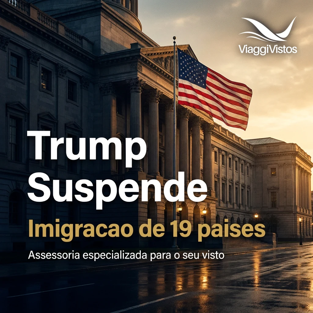 Trump suspende imigração de 19 países considerados de risco. Saiba quais.