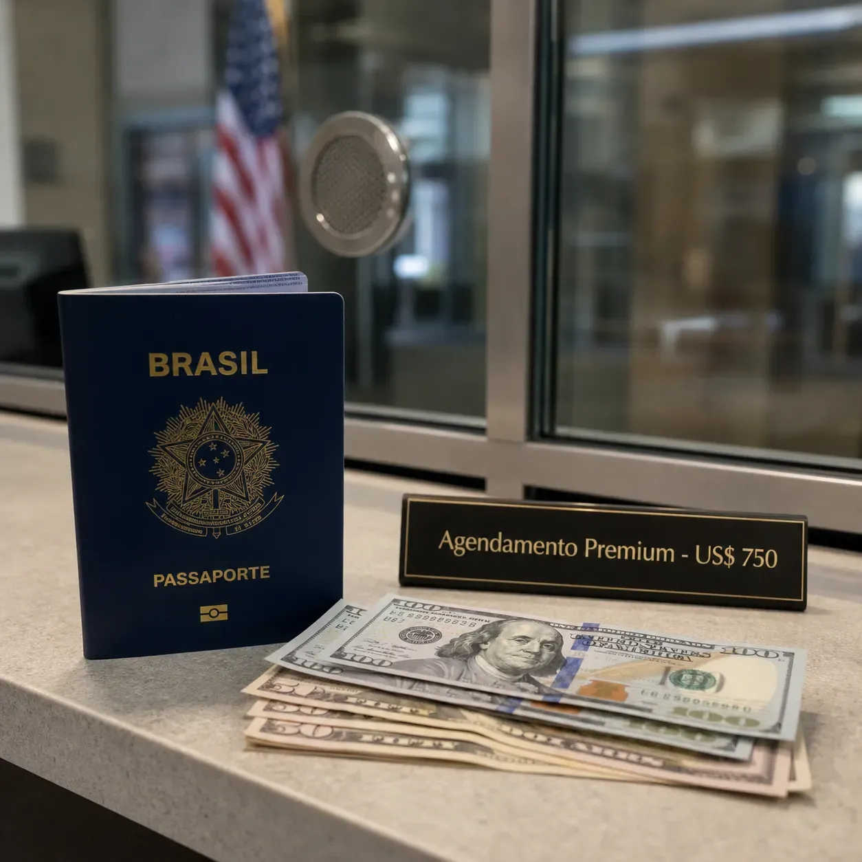 Visto americano: EUA vão cobrar US$ 750 para furar a fila da entrevista em 2026