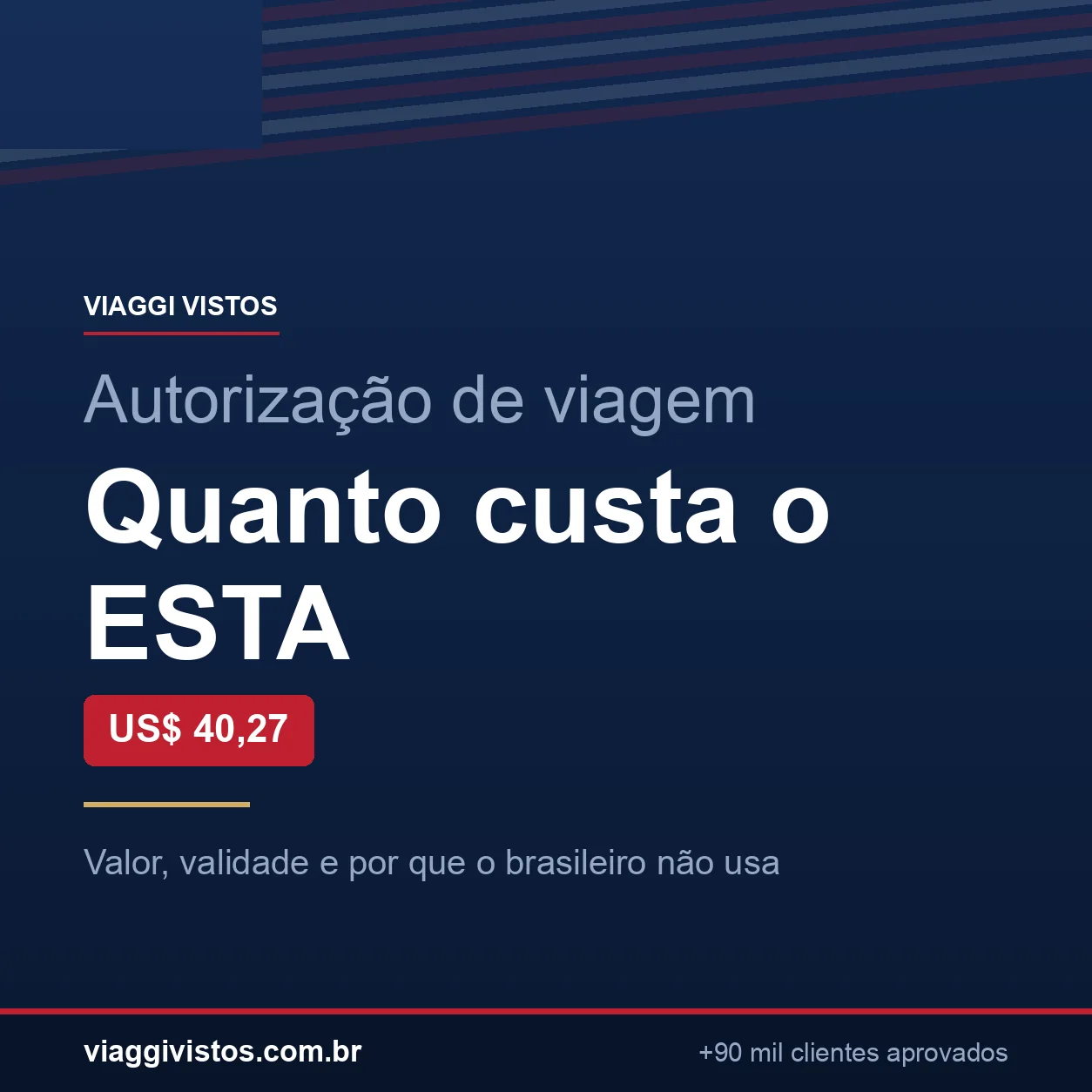 Quanto Custa o ESTA em 2026? Valor e Quem Pode Usar