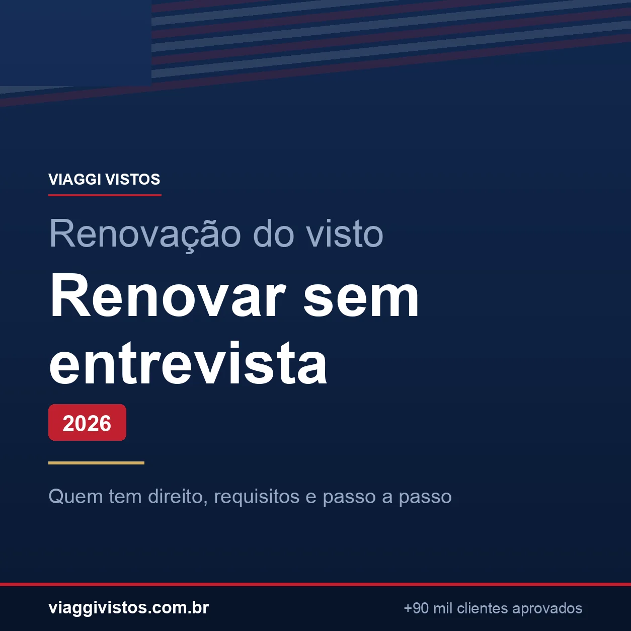 Renovação do Visto Americano Sem Entrevista: Quem Pode