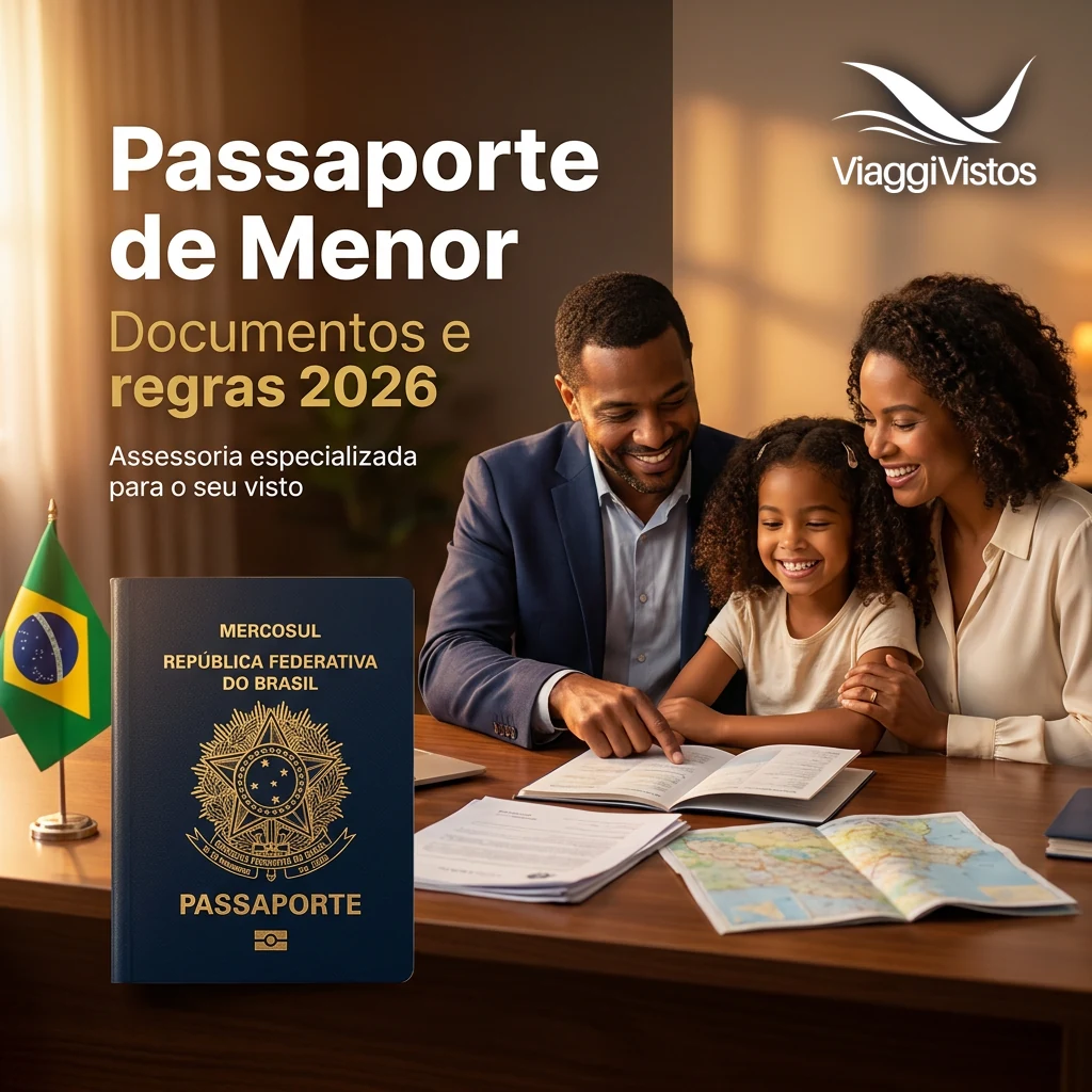 Passaporte para Menor de Idade em 2026: Documentos e Regras