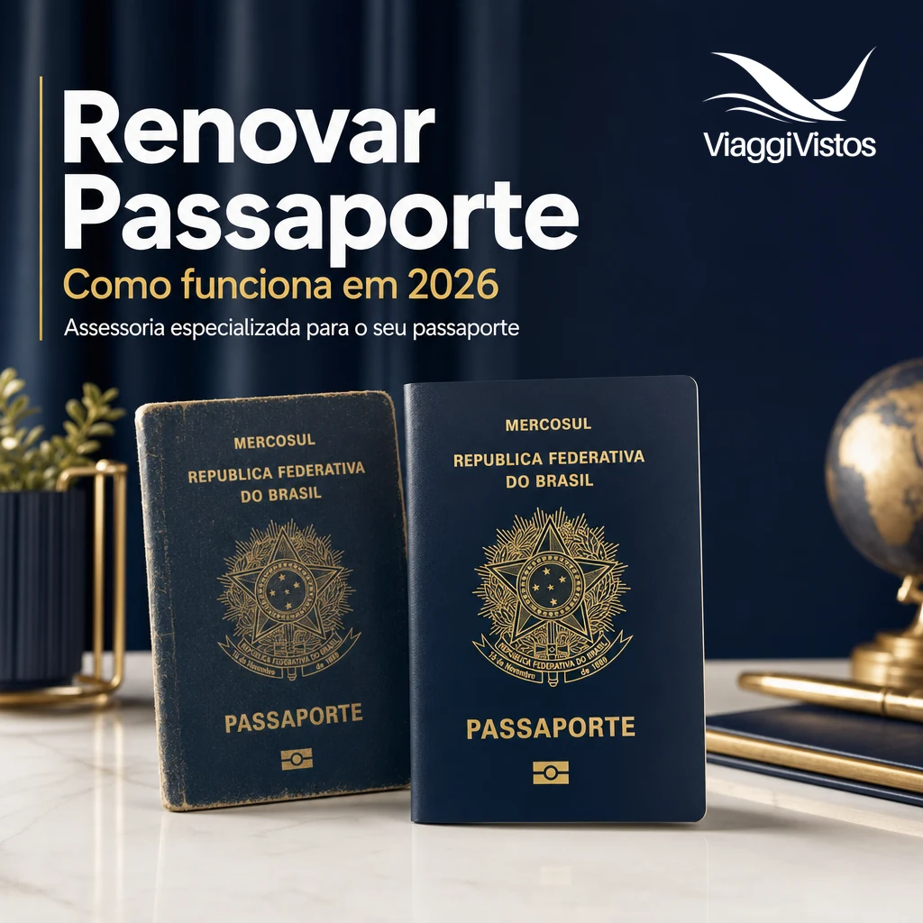 Renovar passaporte em 2026: como funciona na Polícia Federal