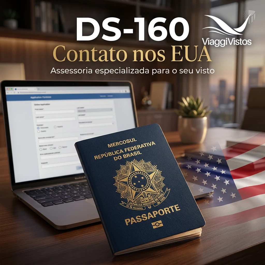 DS-160: O Que Colocar em Contato nos EUA