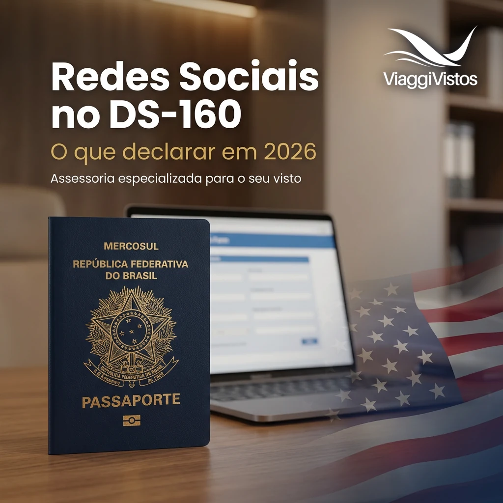 Redes Sociais no DS-160: O Consulado Olha? O Que Declarar