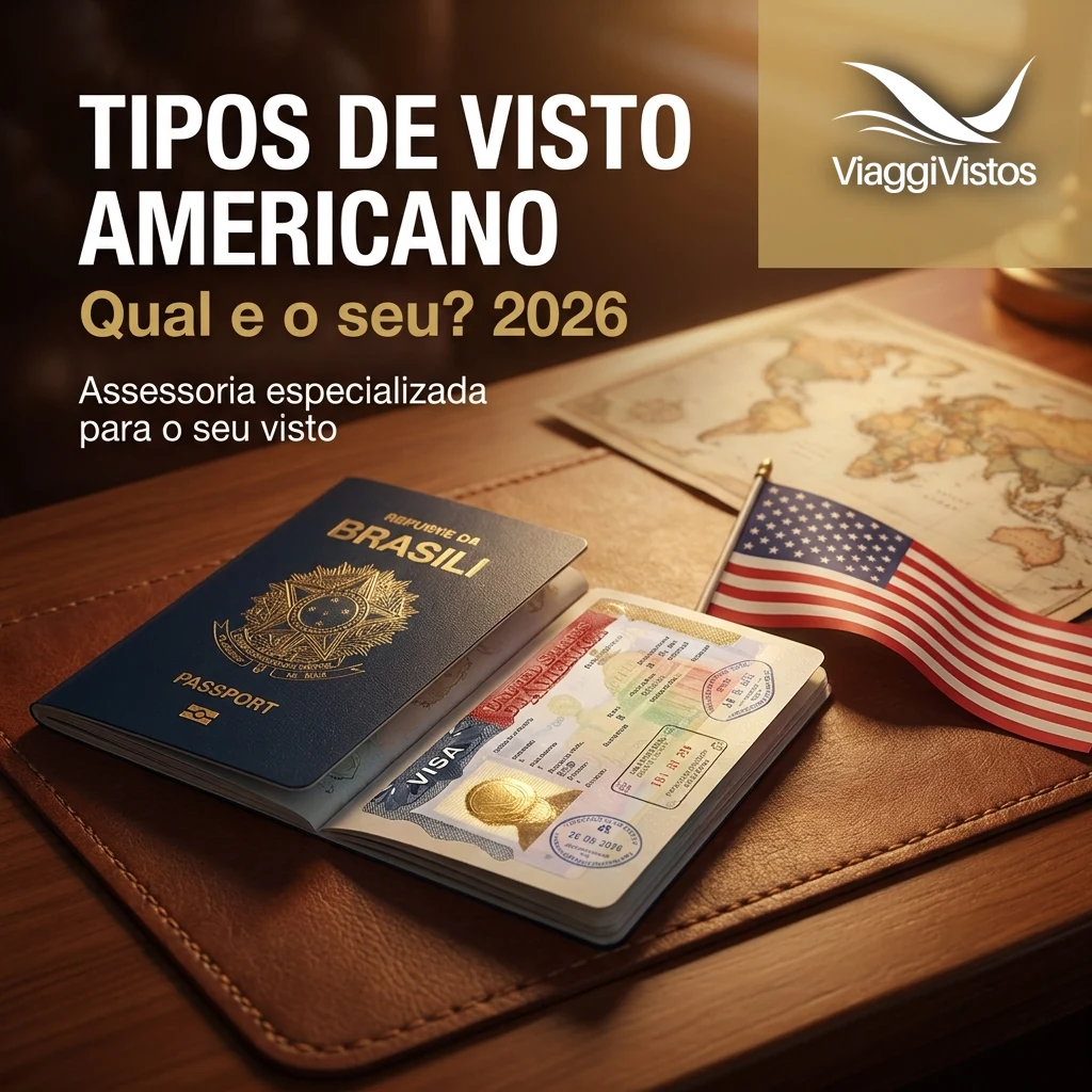 Tipos de Visto Americano: Qual é o Seu? (2026)