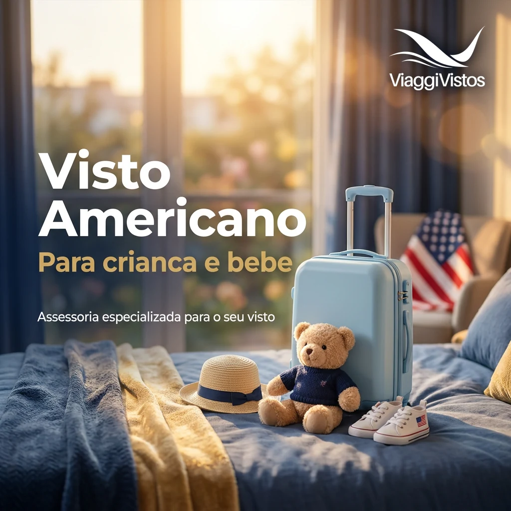 Visto Americano para Criança e Bebê (2026)