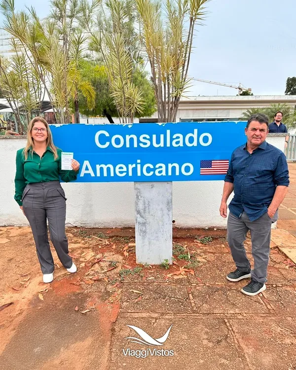 Cliente aprovado no visto americano com a assessoria da Viaggi Vistos
