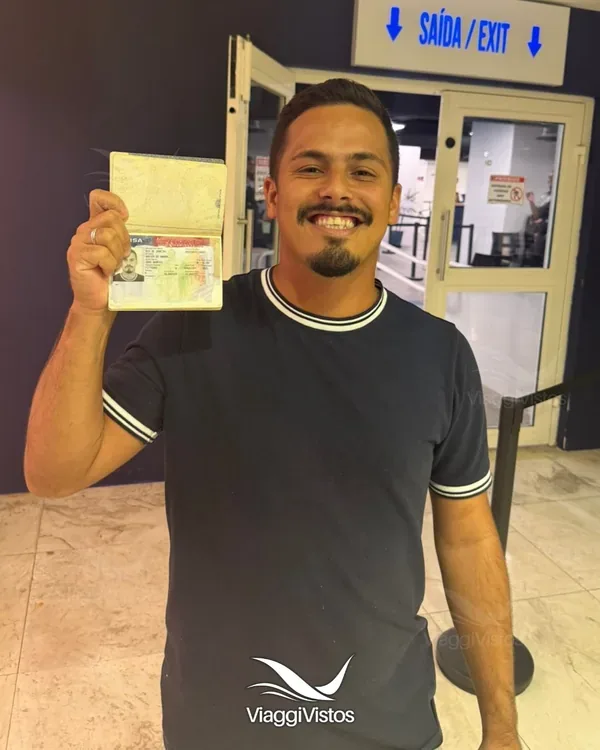 Cliente aprovado no visto americano com a assessoria da Viaggi Vistos