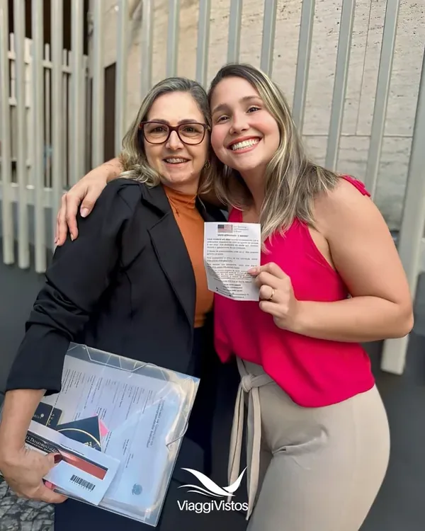 Cliente aprovado no visto americano com a assessoria da Viaggi Vistos