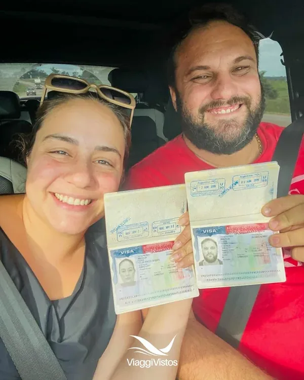 Cliente aprovado no visto americano com a assessoria da Viaggi Vistos